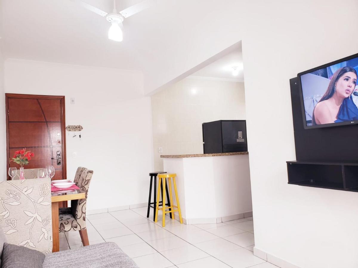 Lindo Apto 300M Praia Da Ocian E Centro - Vista Mar- Varanda Sacada - Wi-Fi 300 Mbps - Vaga De Garagem - Acomoda Ate 6 Pessoas Διαμέρισμα Πράια Γκράντε Εξωτερικό φωτογραφία