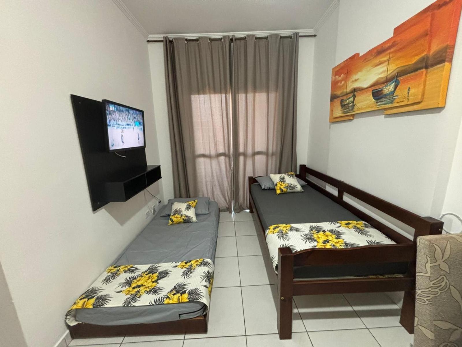 Lindo Apto 300M Praia Da Ocian E Centro - Vista Mar- Varanda Sacada - Wi-Fi 300 Mbps - Vaga De Garagem - Acomoda Ate 6 Pessoas Διαμέρισμα Πράια Γκράντε Εξωτερικό φωτογραφία